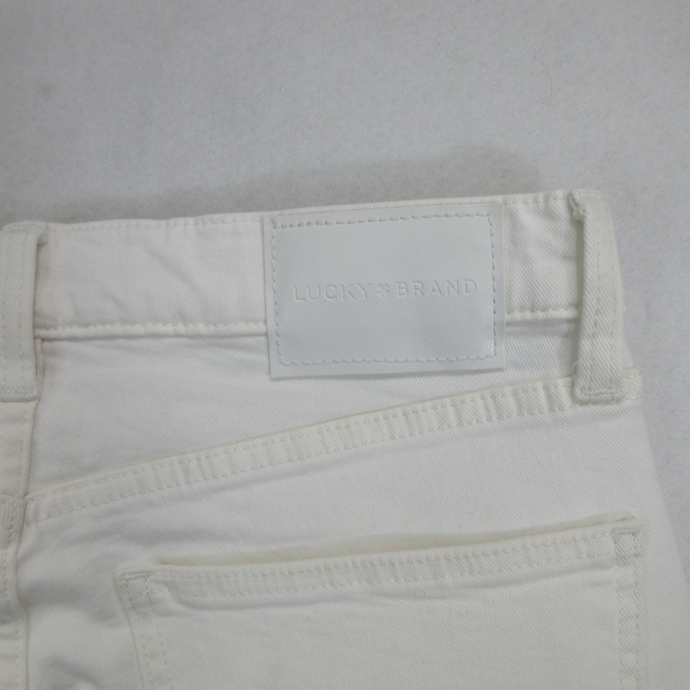 Lucky Brand Women's Ava Mid Rise Skinny Jeans White Denim Stretch Size 10 30 - Picture 10 of 16
